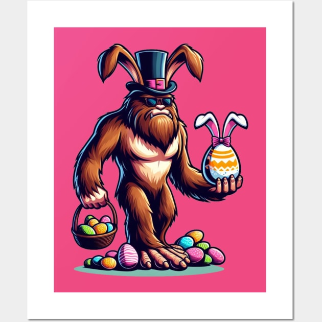 Bigfoot Bunny Wall Art by WolfeTEES